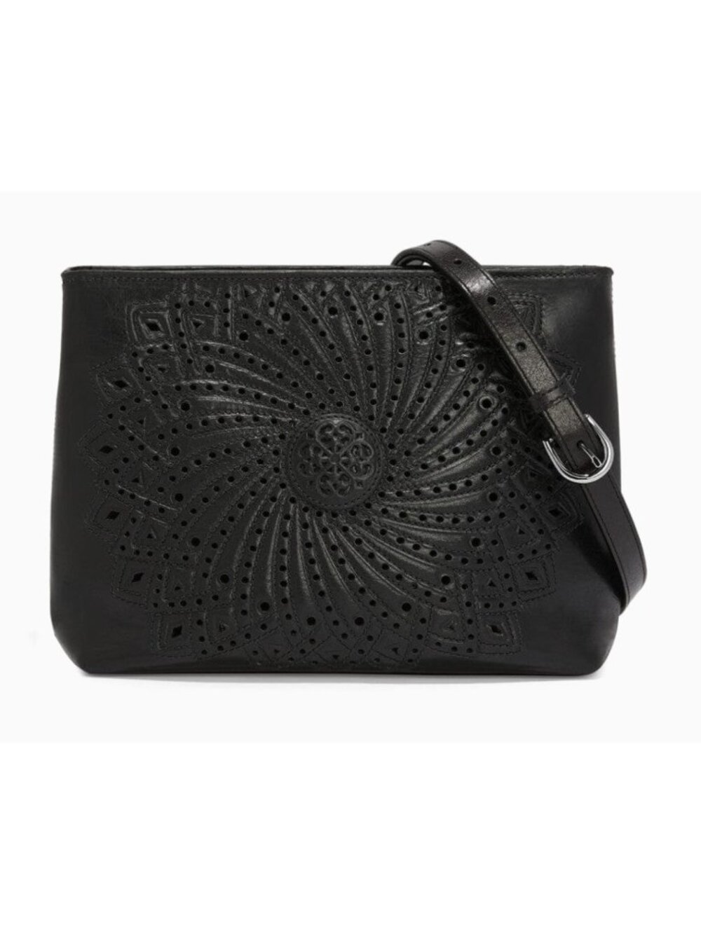 BRIGHTON Ferrara Annetta Cross Body Bag Black Style H38203 MSRP: $525 NWT